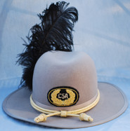 C.S. General's Officers Slouch Hat, American Civil War Men's Hat