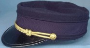 U.S. M1895 Dress Cap for Officers, side view - Spanish American War