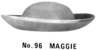 Maggie, 19th Century (1800s) Ladies Hat