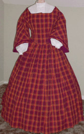 1860s Pagoda Day or Tea Dress #3, 19th Century (1800s) Ladies dresses