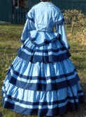 1850s Day or Evening Dress. Simplicity Pattern 9761, 19th Century (1800s) Ladies