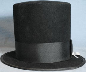 Black Abe Lincoln, Men's Top Hat