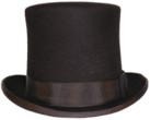 Topper - 1860's, 19th Century (1800s) Men's Hat
