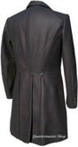 Civilian Frockcoat in Black (rear), 19th Century (1800s) Clothing
