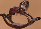 Rocking Horse - Medium, 19th Century (1800s) toys and games.