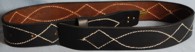 Waist Belt with fancy/decorative stitching