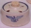 Ceramic Ink Well with Eagle