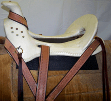 Civilian Spanish Saddle, skeletal rigged
