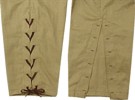 Lace system for U.S. M1899 foot trousers in Brown Canvas Duck, 19th Century (1800s) Clothing