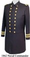 U.S. 1862 Naval Commander's Frock Coat, American Civil War Uniforms