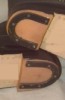Metal heel plates installed on brogans. 19th Century (1800s) Clothing / Civil War