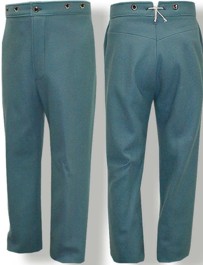 USMC (Marine Corps) M1875 Enlisted Wool Trousers, United States Civil War uniforms